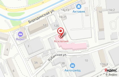Медицинский центр Асклепий во Владивостоке на карте