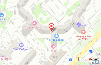 Чисто в Дзержинском районе на карте