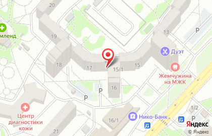 Чисто в Дзержинском районе на карте