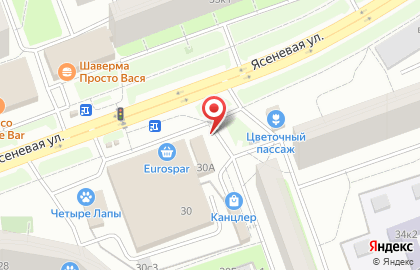 Магазин овощей и фруктов в Москве на карте