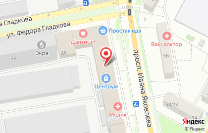 Магазин спортивного питания, ИП Лебедев А.В. на карте