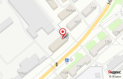 Центрально-Черноземный банк Сбербанка России на Московской улице, 155 на карте