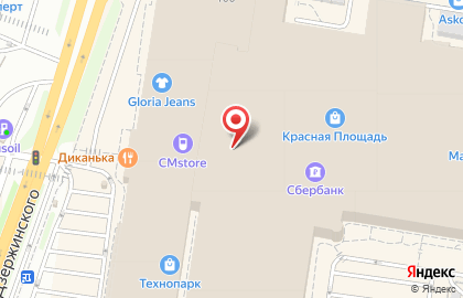 Магазин игрушек Imaginarium на улице Дзержинского на карте