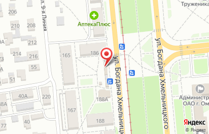 Микрофинансовая компания Деньга на улице Богдана Хмельницкого на карте