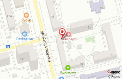 Аптечный пункт Сбер Еаптека на улице Карла Маркса на карте