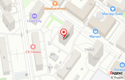 Магазин тканей в Москве на карте