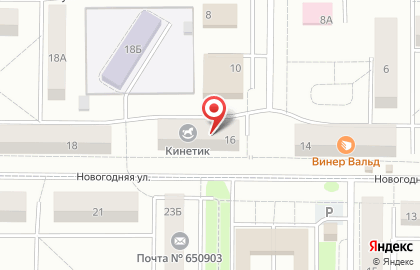 Продовольственный магазин Кедр на Новогодней улице на карте