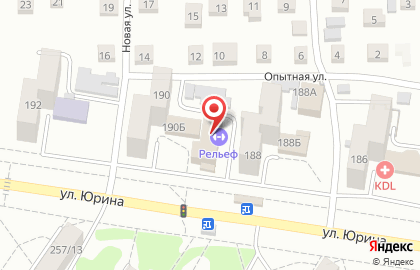 Тренажёрный зал Рельеф в Ленинском районе на карте