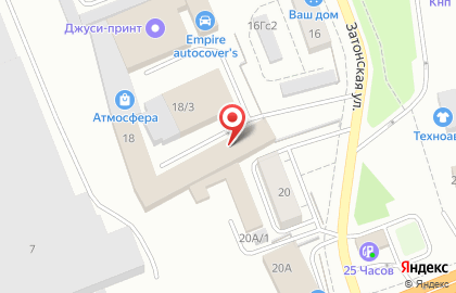 Компания по производству натяжных потолков Верхаус в Свердловском районе на карте
