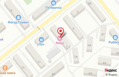 Салон красоты Мира, салон красоты на улице Фрунзе на карте