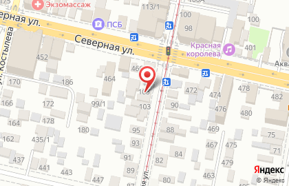 Продовольственный магазин Агрокомплекс на Садовой улице, 105 на карте