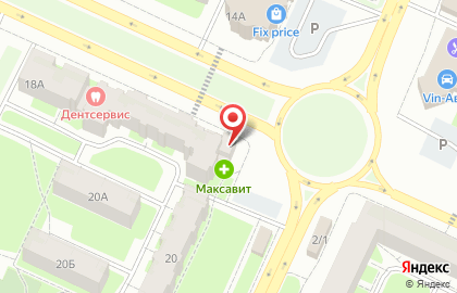 Аптека Максавит в Вологде на карте