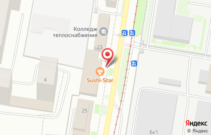 Служба доставки суши Sushi-Star в Нижнем Новгороде на карте