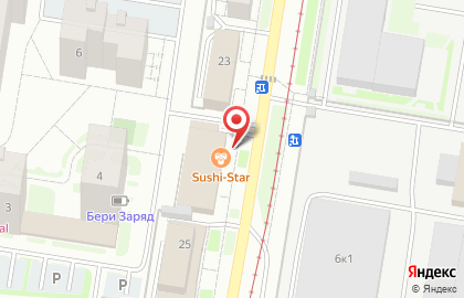 Служба доставки суши Sushi-Star в Нижнем Новгороде на карте