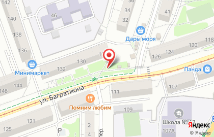 Магазин кондитерских изделий на улице Багратиона на карте