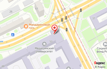 Смоленский государственный медицинский университет на улице Кирова на карте