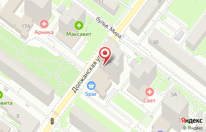 Магазин Красное & Белое бульваре Мира на карте