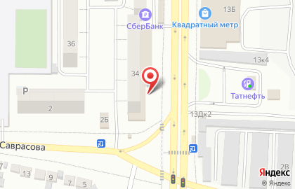 Супермаркет Магнит в Воронеже на карте