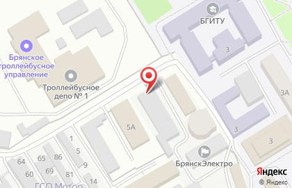 Электроснабжающая компания Брянскэлектро на проспекте Станке Димитрова на карте