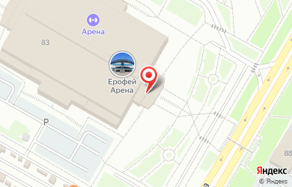 Краевой дворец хоккея с мячом Ерофей на карте