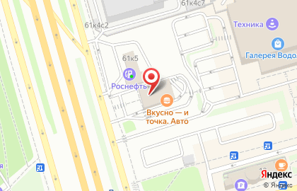 Ресторан быстрого обслуживания Макдоналдс в Северном Орехово-Борисово на карте