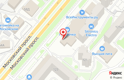Магазин спецодежды и обуви Восток-Сервис на Московском проспекте на карте