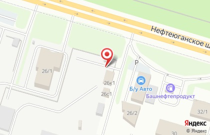 Автомойка в Сургуте на карте