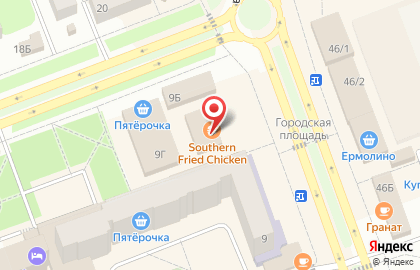 Кафе Southern Fried Chicken на проспекте Ленина на карте