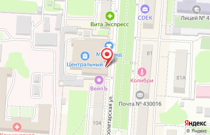 Ателье Силуэт на Пролетарской улице на карте