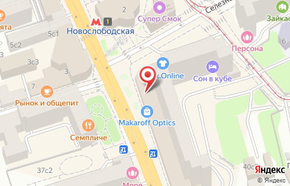 Банкомат ВТБ на Долгоруковской улице на карте