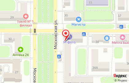 Салон мебели Спектр Плюс на Московской улице на карте