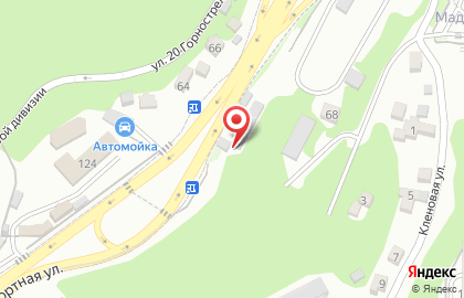 Торговая компания Добролес на улице 20 Горнострелковой дивизии на карте