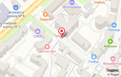 АВАНТ на Георгиевской улице на карте