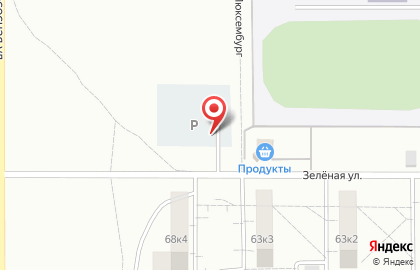 Автостоянка на ул. Сусанина, 67а на карте