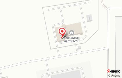 Пожарно-спасательная часть №8 на Центральной улице на карте
