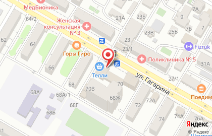 Телли в Советском районе на карте