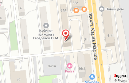 Шоурум Candy Shop на улице Карла Маркса на карте