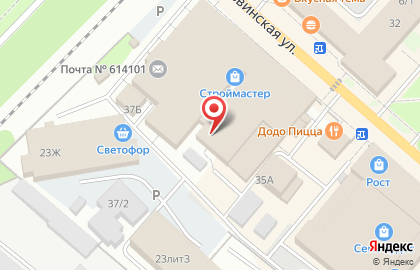 Магазин дверей в Перми на карте