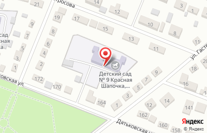 Детский сад Красная Шапочка №9 в Бежицком районе на карте