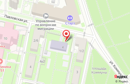 Детский сад №59 комбинированного вида на Павловской улице на карте