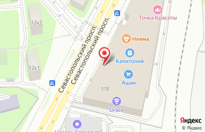 Академия танцев Небо на Севастопольском проспекте на карте