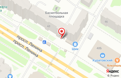 Стоматологическая клиника ДД на проспекте Ленина на карте