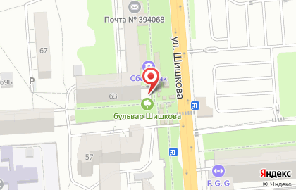 Киоск по продаже хлебобулочных изделий в Коминтерновском районе на карте