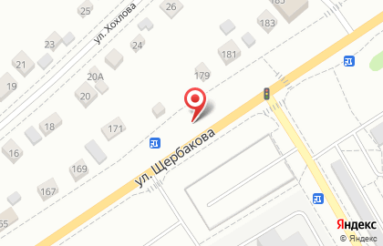 БЛОК-ПОСТ на улице Щербакова на карте