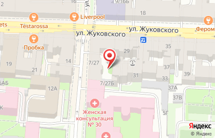 Балтфарм на улице Маяковского на карте