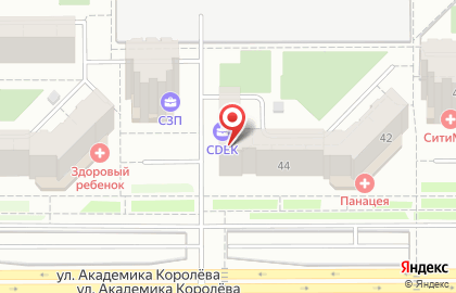 Клуб виртуальной реальности VRC на улице Академика Королёва на карте