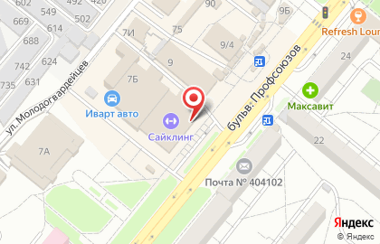 Магазин косметики и парфюмерии в Волгограде на карте
