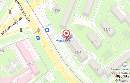 Универсам Пролетарский на улице Космонавтов, 33/4 на карте