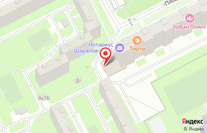 Павильон по продаже одежды на карте