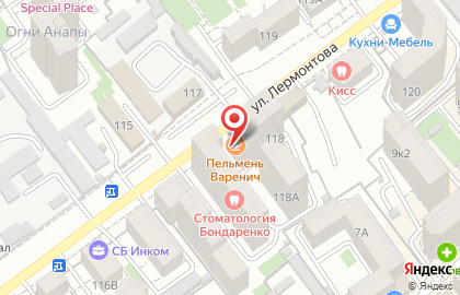 Стоматологическая клиника Бондаренко на карте